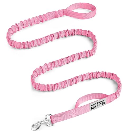OutdoorMaster Correa elástica para perro, correa resistente para perro con absorción de golpes