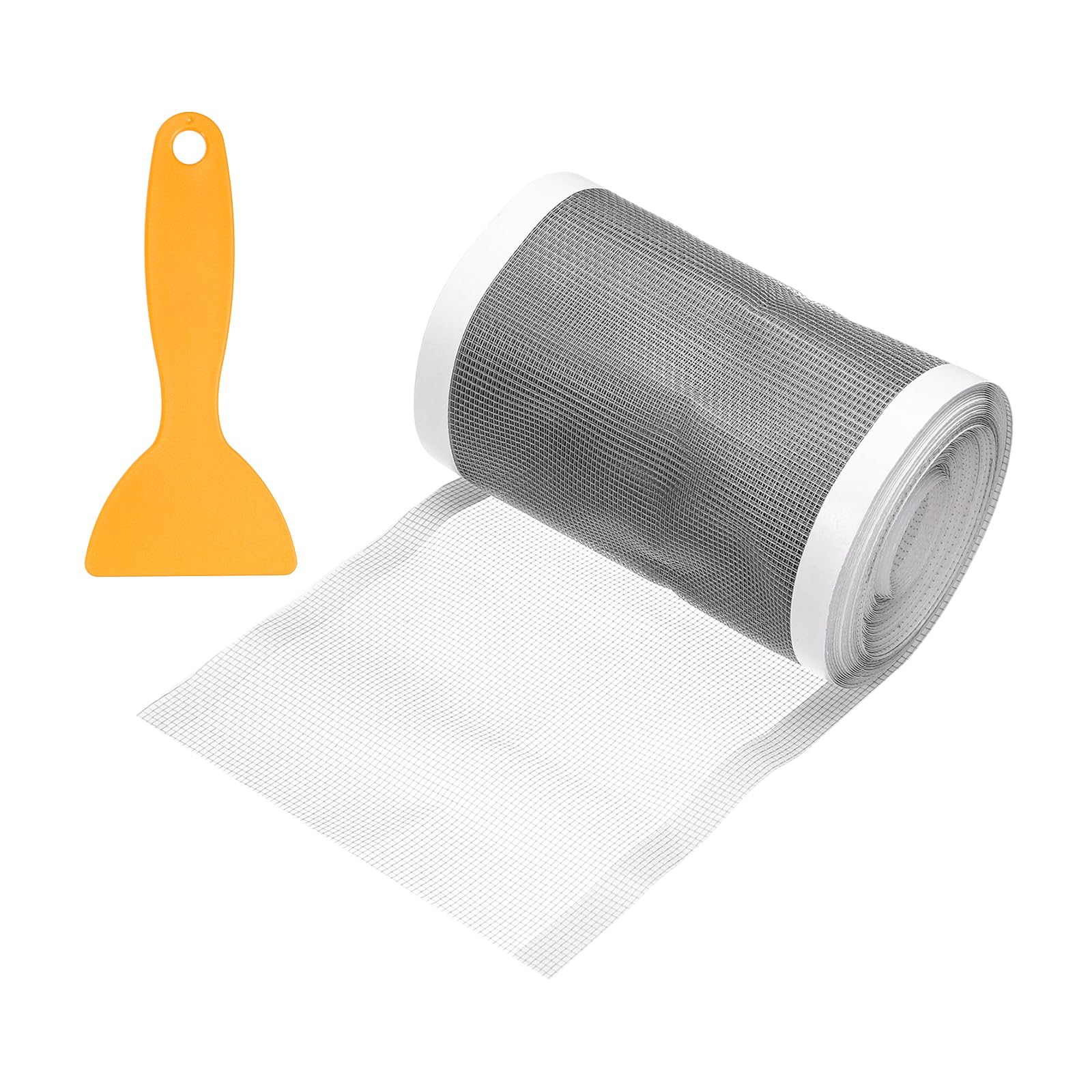 Bouchon de vidange jetable auto-adhésif en maille pour filtration totale des cheveux