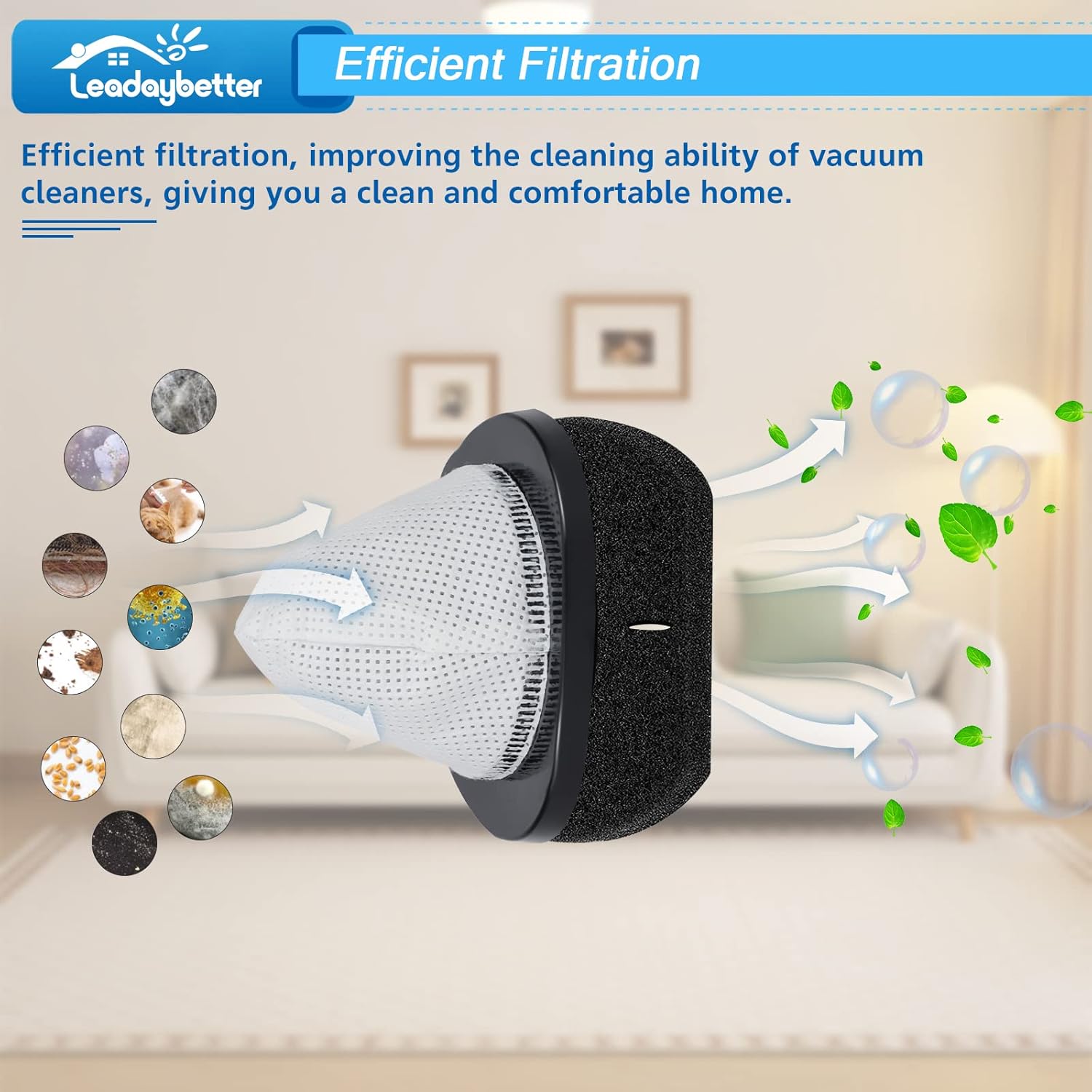 Great Wall Hover 5 Kit Filtri Ricambio Per Aspirapolvere Shark - Foto 6