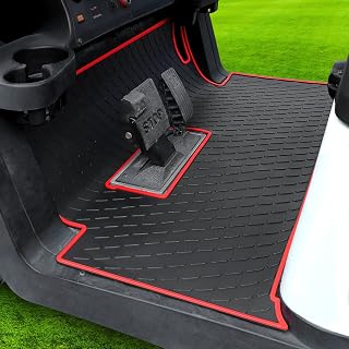 Club Car Precedent Golf Cart Full Coverage Floor Liner Mat, fits Club Car Precedent (2004-2023), Onward & Tempo (2017-2023), Villager & V4L (2019-2023), Durable Anti-Slip Rubber