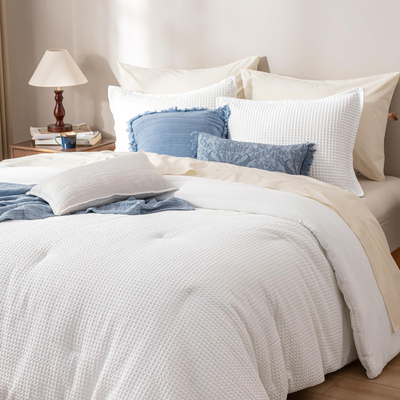 PHF Waffle Weave Comforter