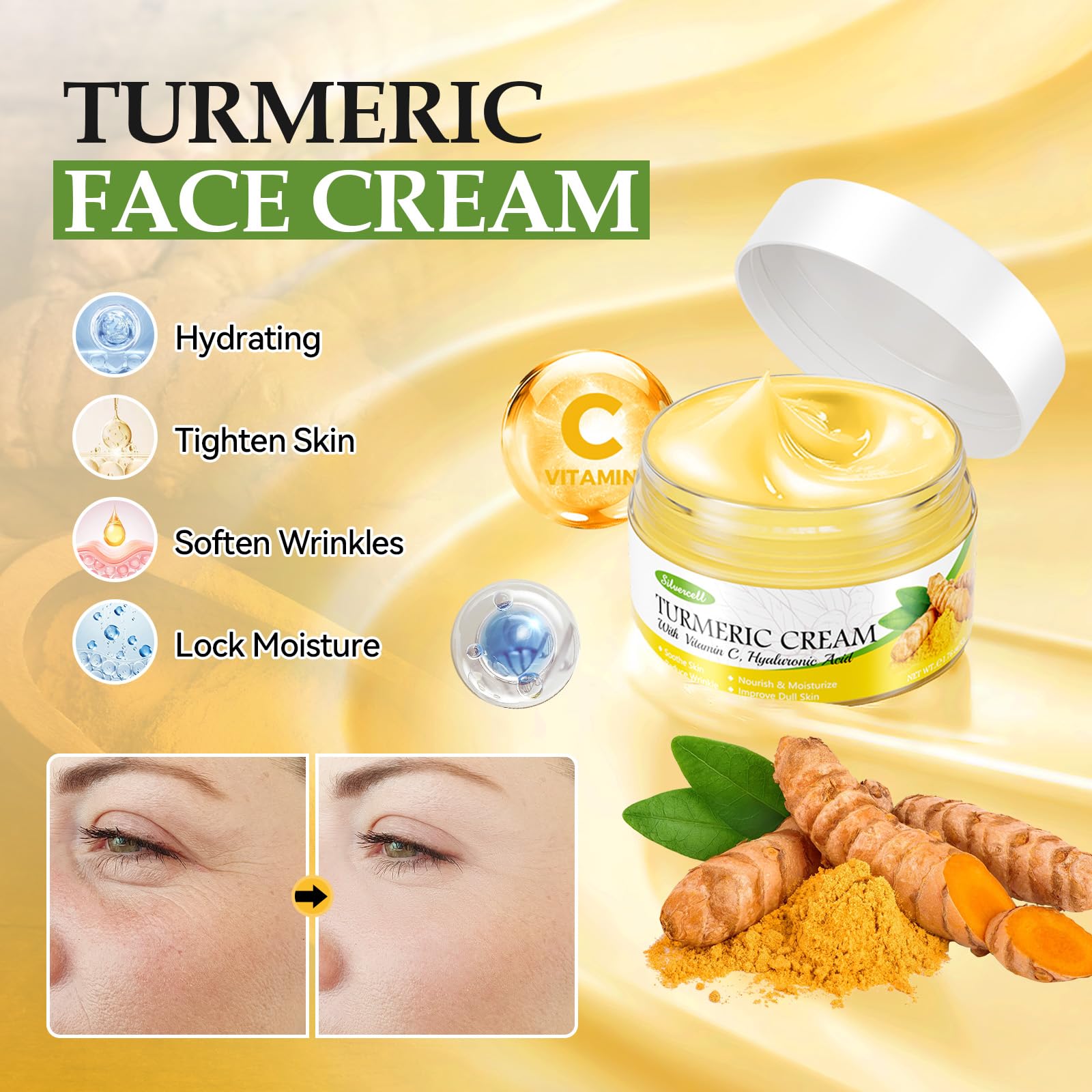 Amazon.com: Silvercell Turmeric Skin Care Set Skincare Gift Sets