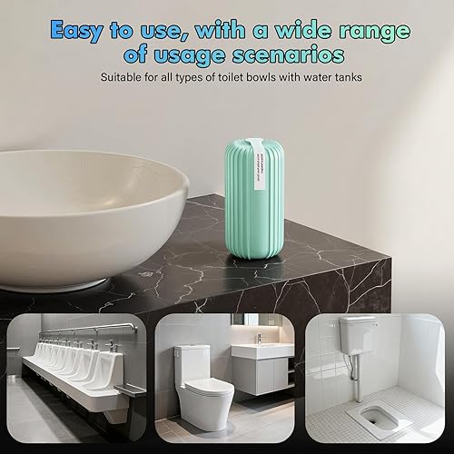 Miniatura 4 de Acina Limpiador de inodoro de 2 piezas para baño limpiadores de inodoros profesionales para inodoro, limpieza de tanque de gota, ecológico, potente