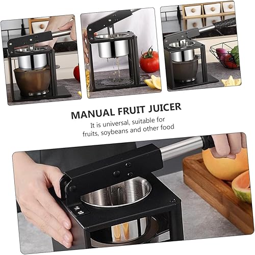 Miniatura 5 de Manual Hand Press Citrus Juicer Fruit Squeezer for Home Use Non-electric Juice Maker with Compact Lightweight Design Easy to Control and Safe for