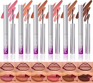 LANGMANNI Juego de 6 delineadores de labios d...