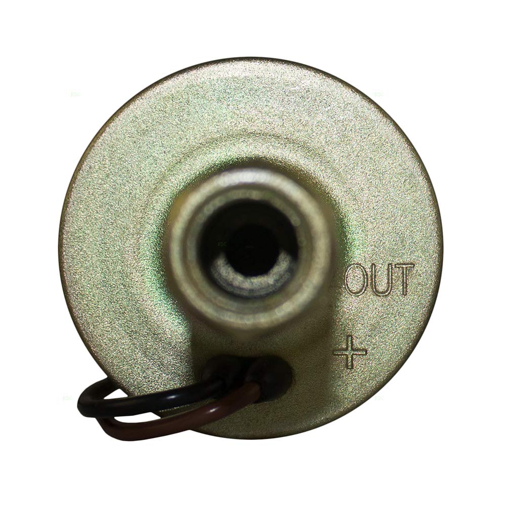 Brock Replacement Universal 12 Volt Electric Fuel Pump w/Installation Kit Inline Type 5-9 PSI 3/8 Inlet & Outlet Compatible with Carbureted Models E8090 SP1141