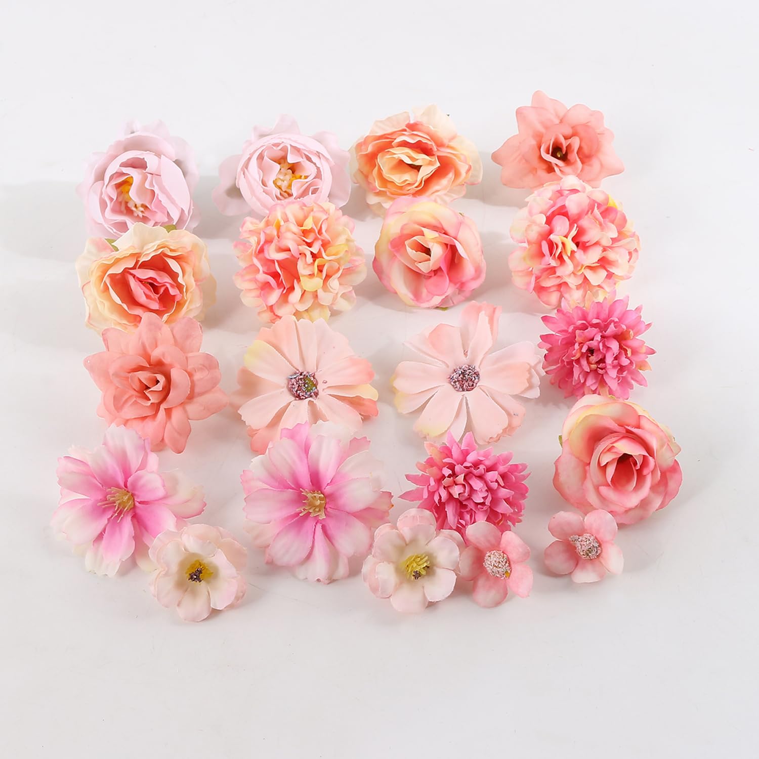 Jaczora 20 PCS Pink Artificial Flower - Image 3