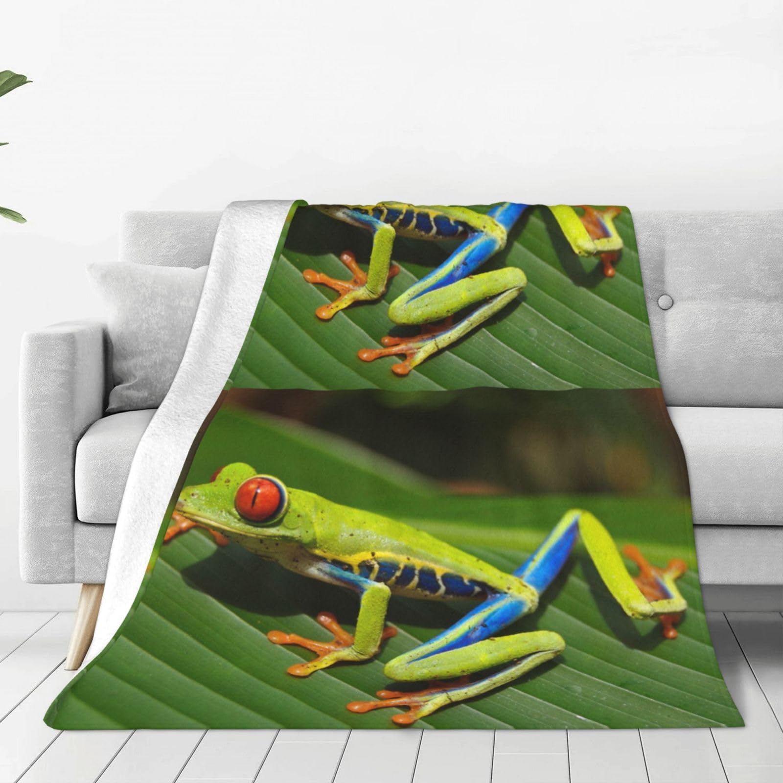 Couverture polaire grenouille chaude : finissez-en avec le froid sur le canapé en automne