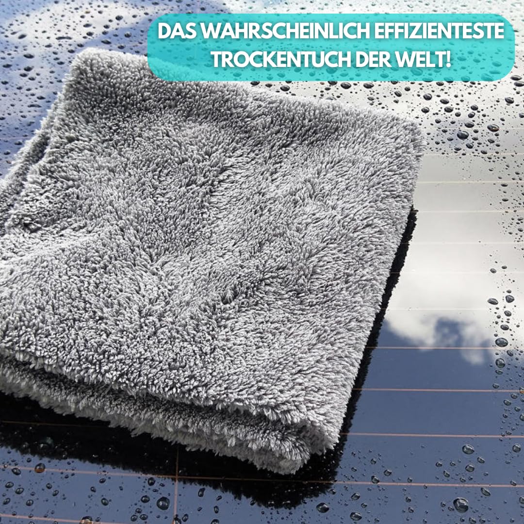 MEIION Waterjake Ultra-Wipes - Panni asciutti ultra spessi in microfibra, per lucidatura, lavaggio e dettagli di auto e casa