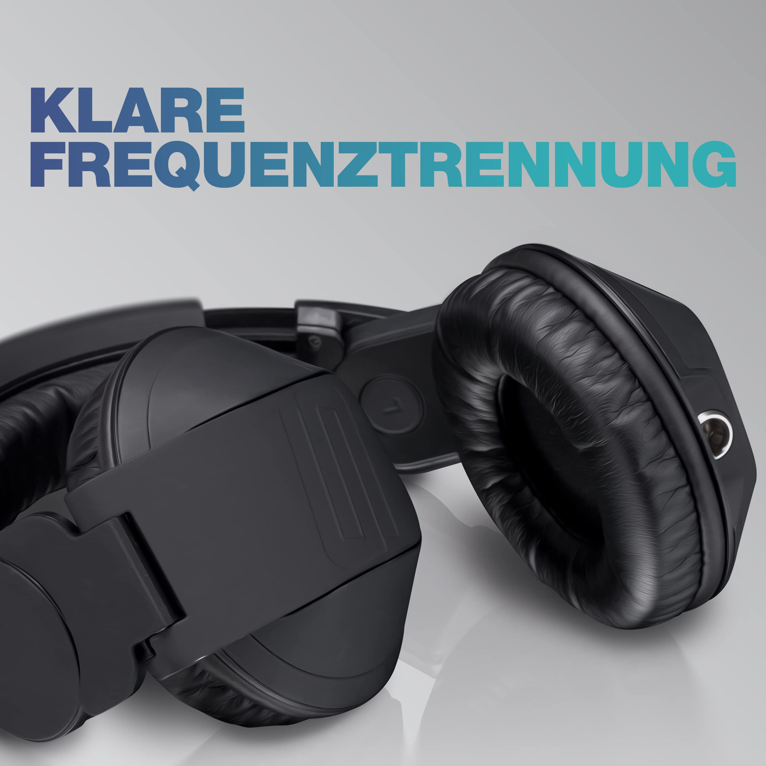 Reloop RHP-20 Knight - Professioneller DJ-Kopfhörer in geschlossener Dreh- und Klappbauweise