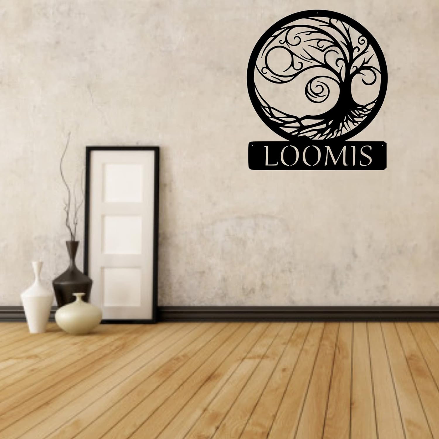 Personalized Tree of Life II Monogram by Sea Biscuit Metal Designs