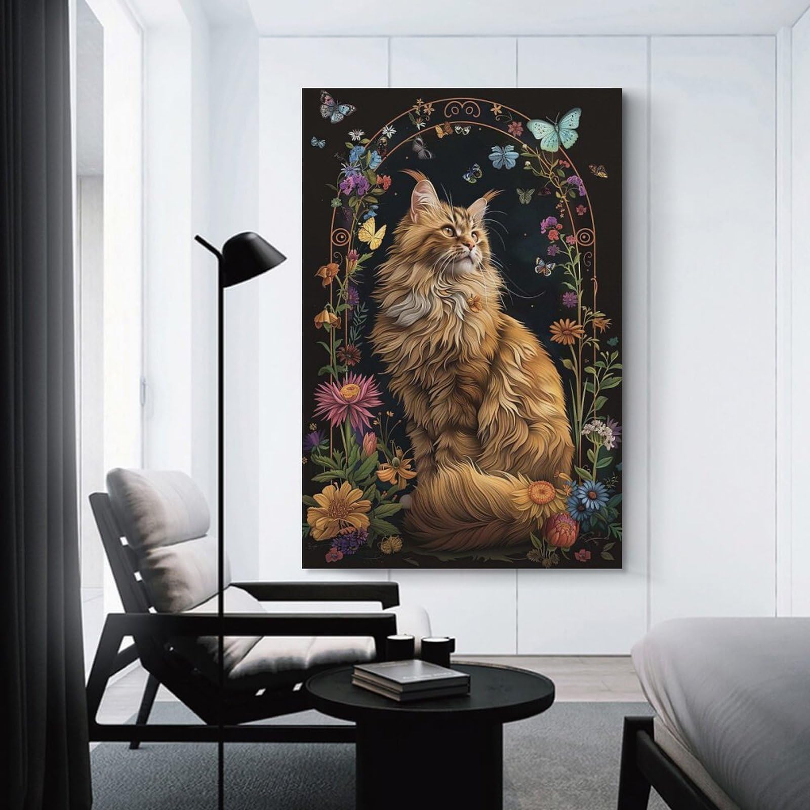 Junmoney LaPerm Hanging Wall Art, 24x36inch(60x90cm), for Living Room, Bedroom, Office Or Hallway, Decorative Artwork with Broad Appeal