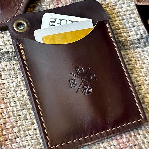 Miniatura 5 de 1791 EDC Bolsa organizador de bolsillo de transporte diario para cuchillos multiherramientas herramientas pequeñas linterna Cuero americano Funda de