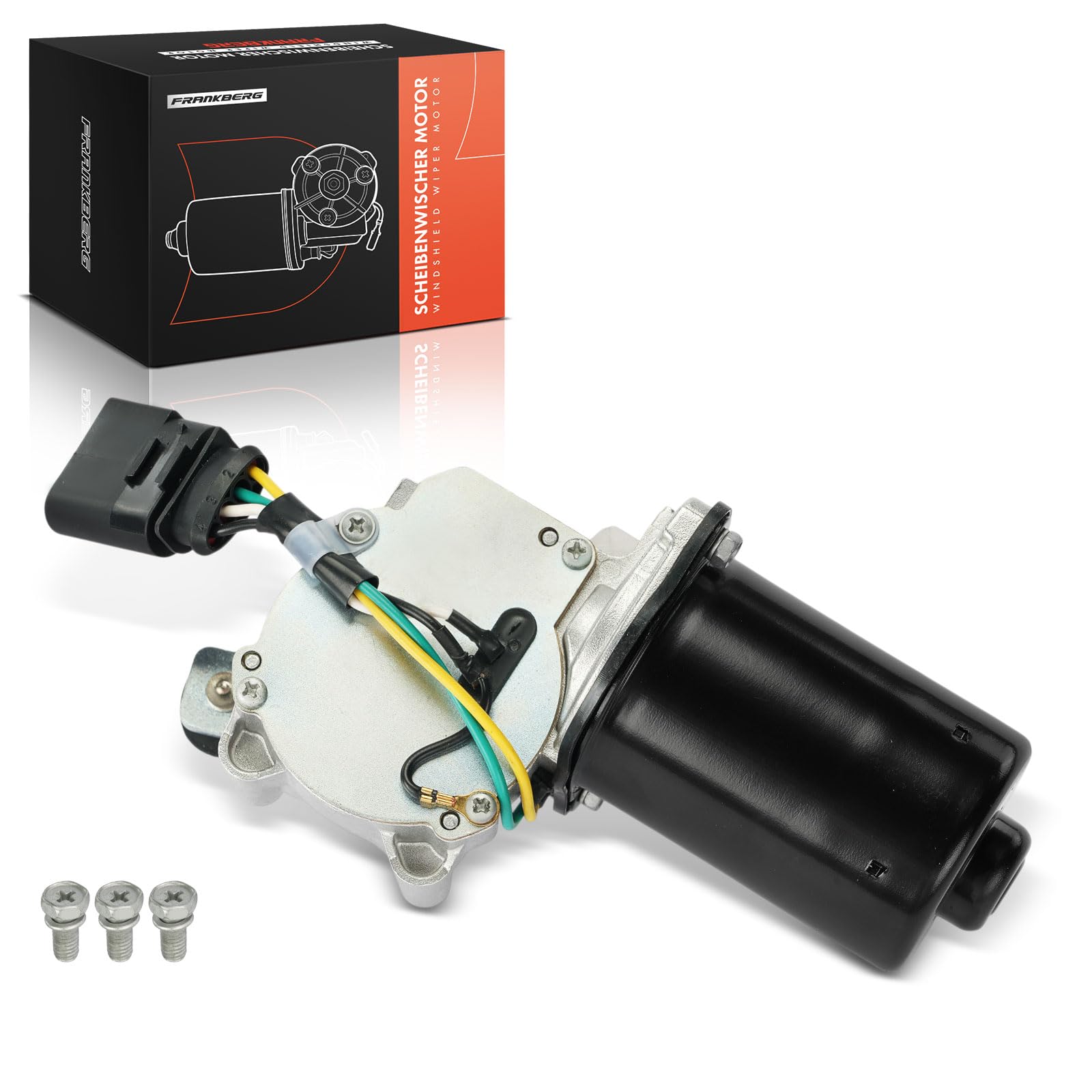 Frankberg Motor lenpiaParabrisas Parabrisas Delantero 12V 4-Polos Compatible con Polo AE1 AW1 BZ1 1.0L 1.5L 1.6L 2.0L 2017-2025 Replace# 2G1955023,2G1955113