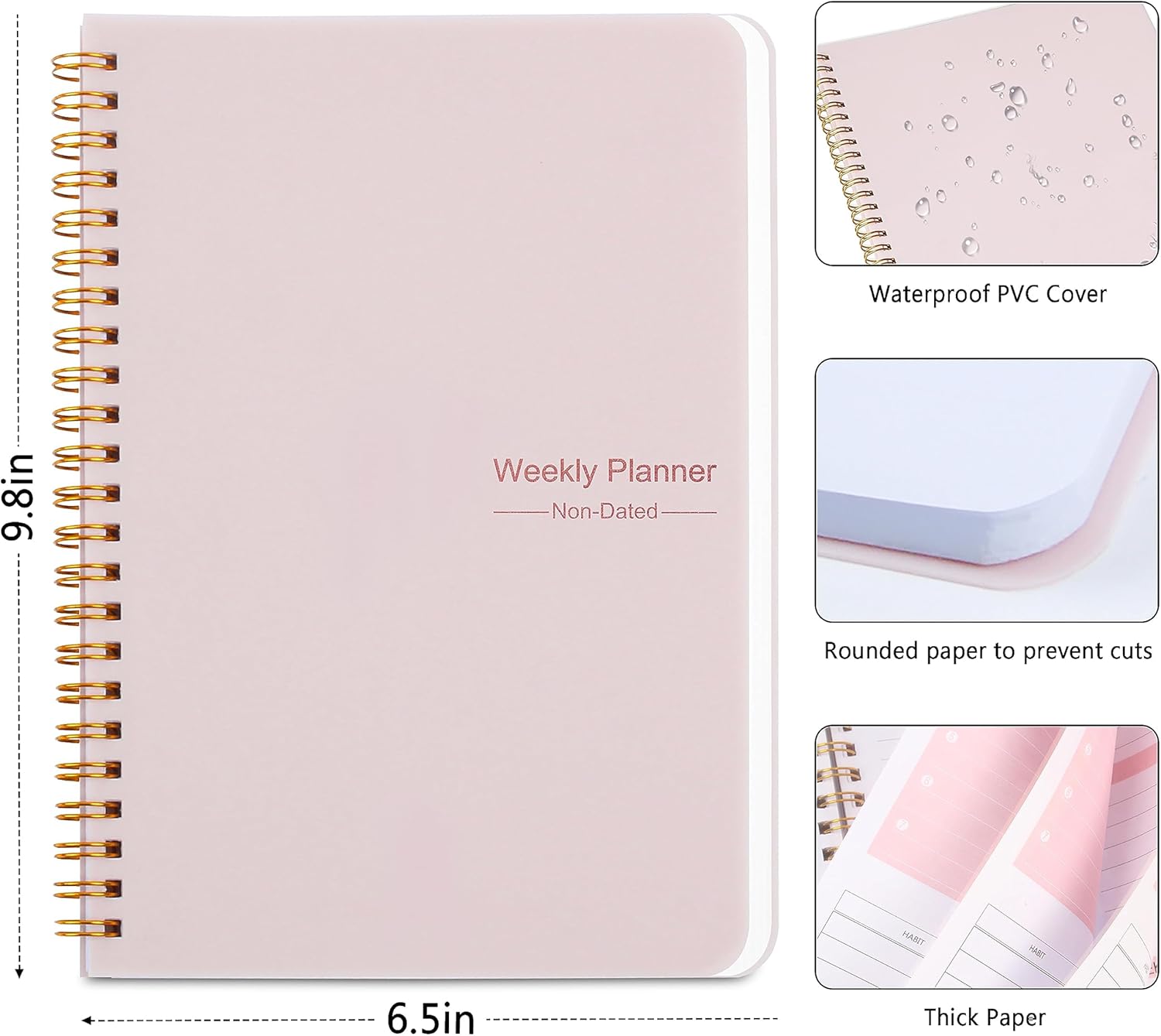 Unlock Your Potential: The Ultimate Weekly Planner Undated Book for Organized Living