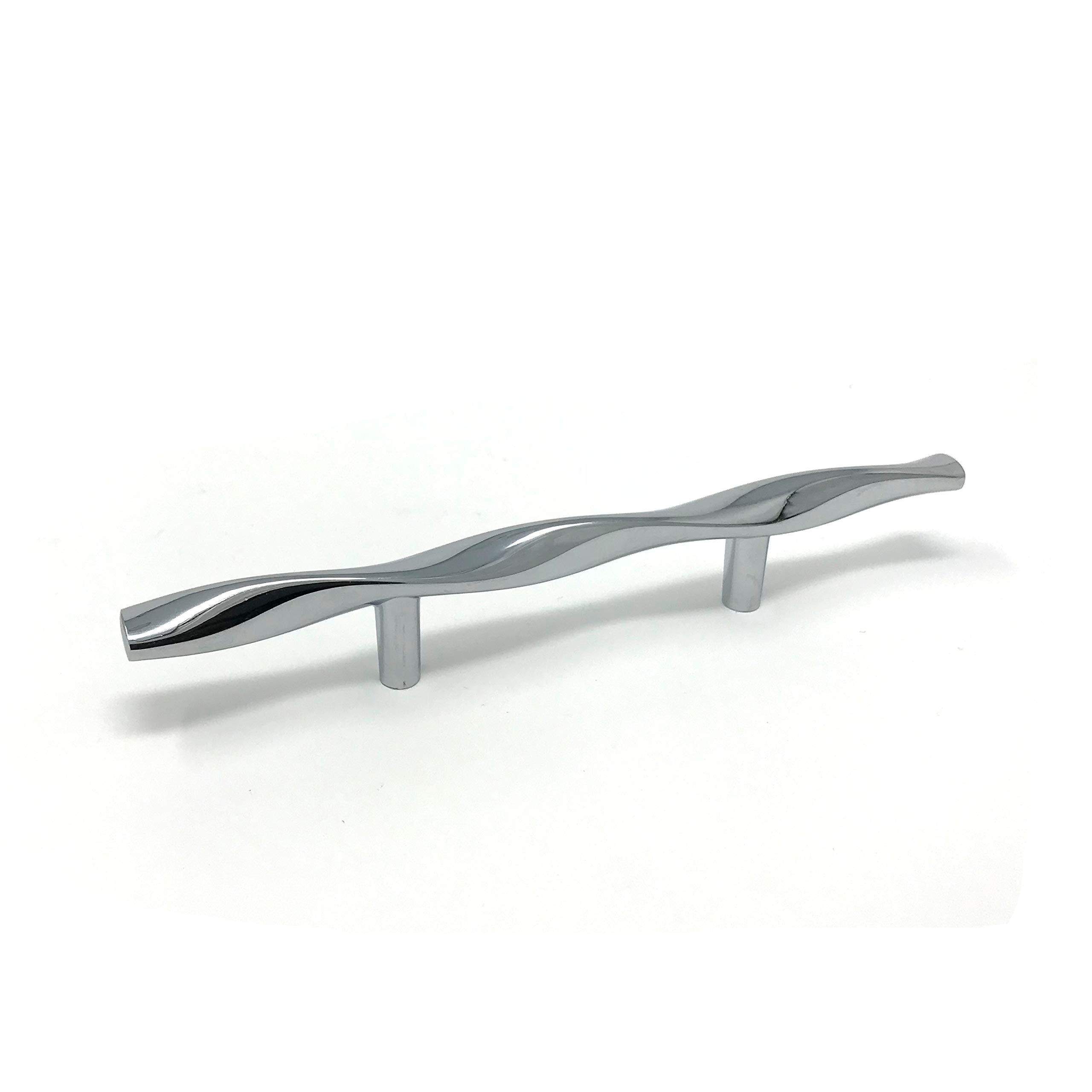 64mm Polished Chrome Wave D Handle for Kitchen Cabinets | Bedroom | Bathroom | Furniture | Cupboards