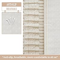 Vista 3 de Fundas de sofá, fundas de asiento de sofá, tapete antideslizante para perro, manta para mascotas, para sofá, silla, sillón reclinable, cama, Blanco