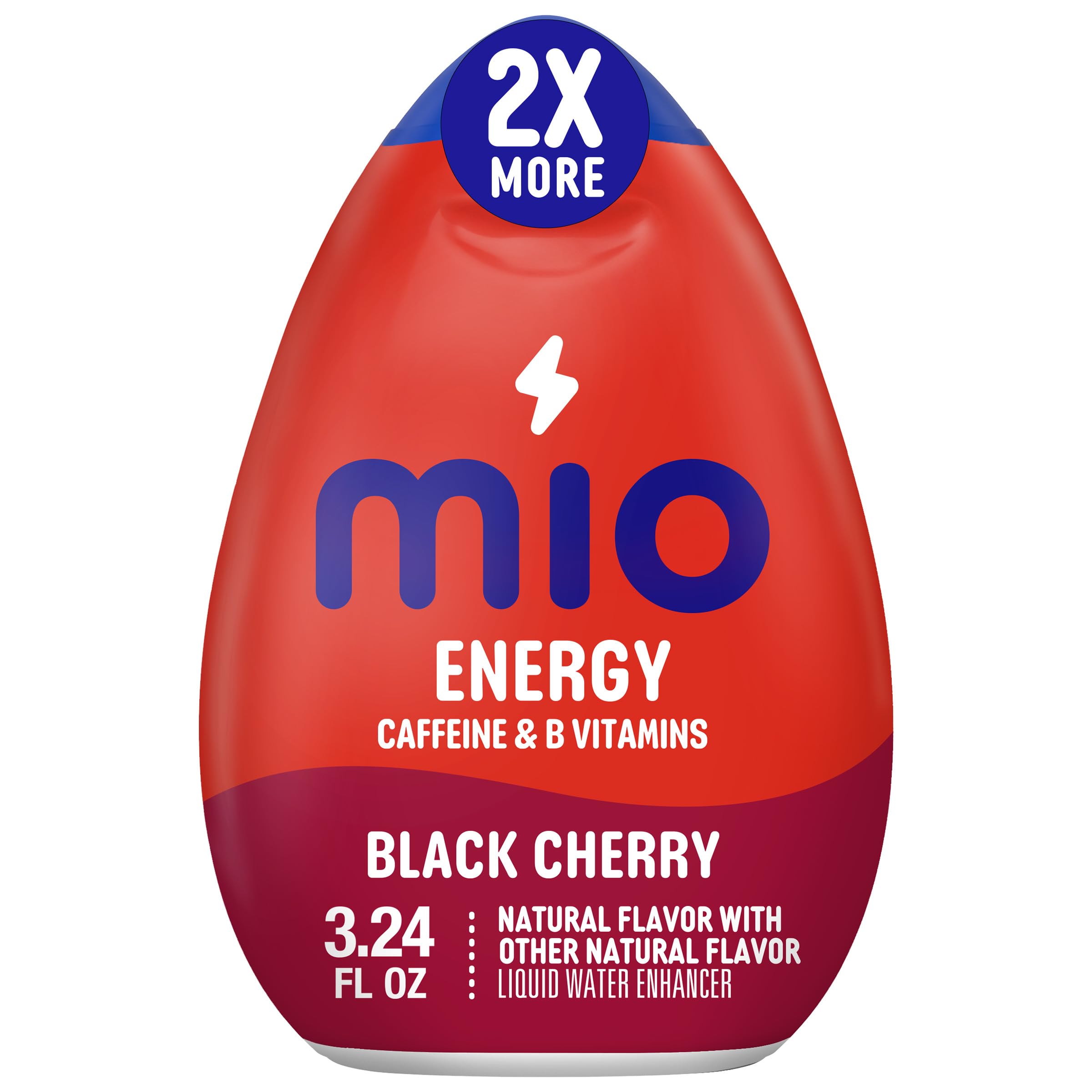 MioEnergy Black Cherry Naturally Flavored Liquid Water Enhancer 1 Count 3.24 fl oz