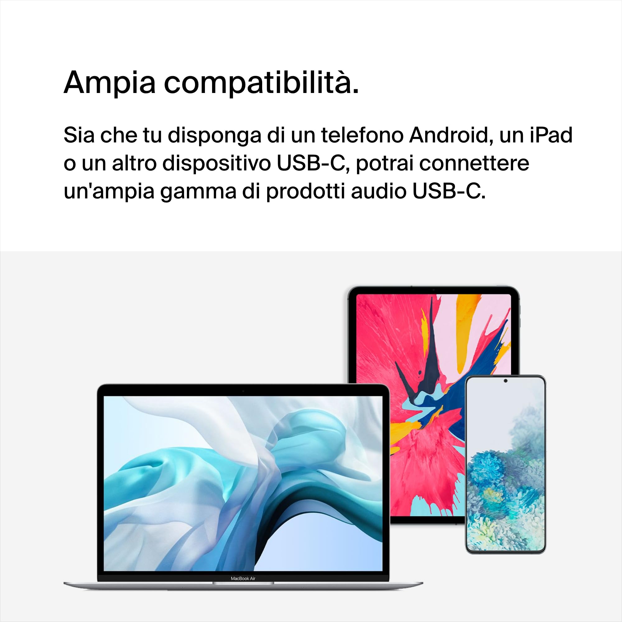Belkin RockStar Adattatore audio + ricarica USB-C, adattatore cuffie con ricarica rapida USB-C PD 60 W per iPhone 15, iPad Pro, Galaxy, Note, Google Pixel, LG G6, Sony Xperia, OnePlus e altri - Bianco