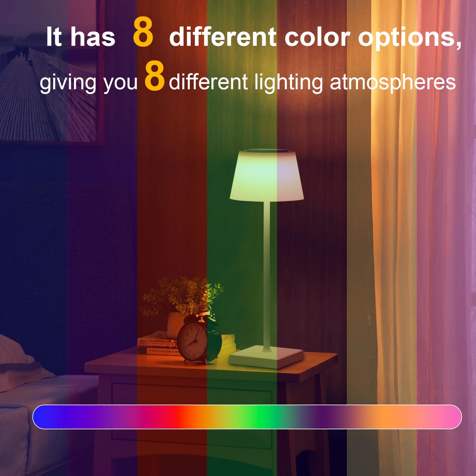 6 Luci Esagonali RGB Per Armadi - Lampade LED Adesive Con Telecomando E Timer - Foto 8