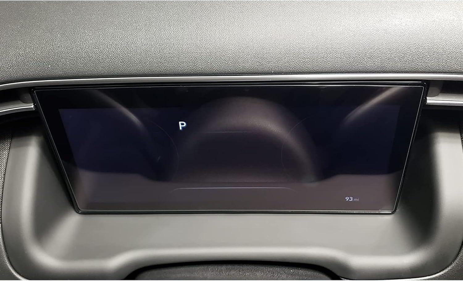 LFOTPP 2022 2023 Santa Cruz Glass Screen Protector for 2022 2023 Tucson NX4 Digital Gauge Cluster Screen Protector Interior Accessories Dash Display Screen Protector (Panel Screen Protector)