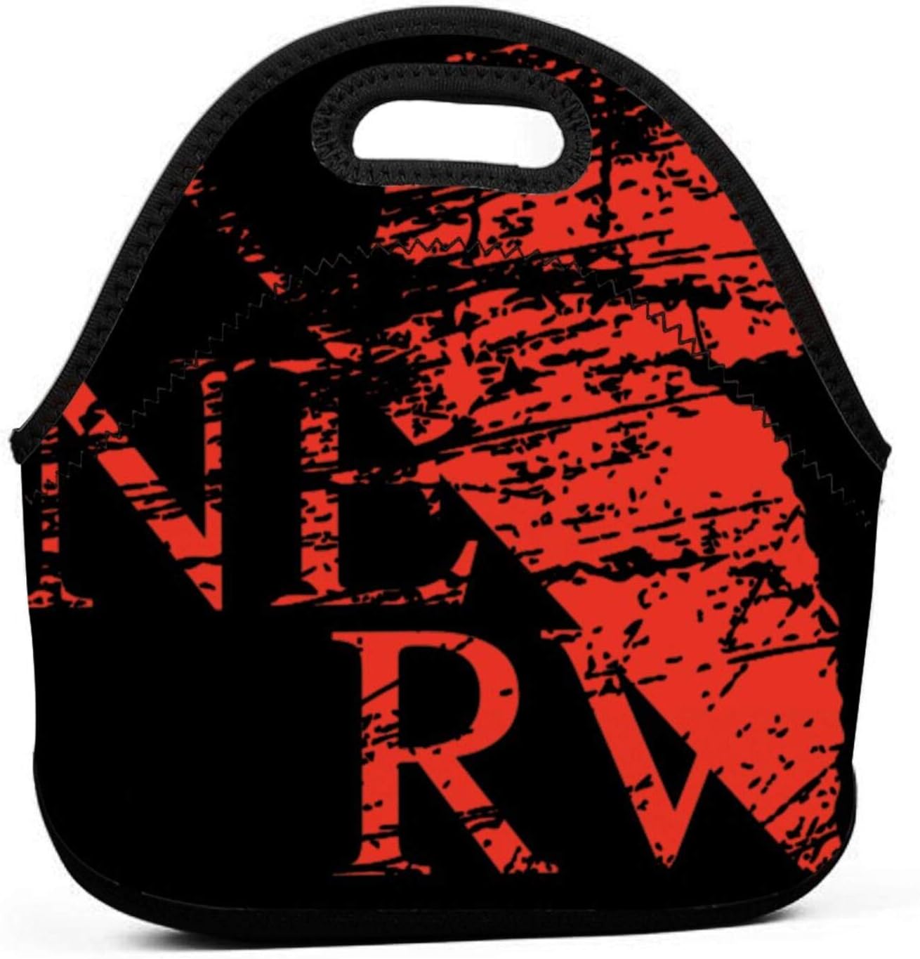 Amazon Com Vintag Nerv Logo Neon Genesis Evangelion Lunch Bag Reusable Insulated Tote Container Zipper Pocket Lunch Box For Work Outdoor Travel Picnic Kitchen Dining