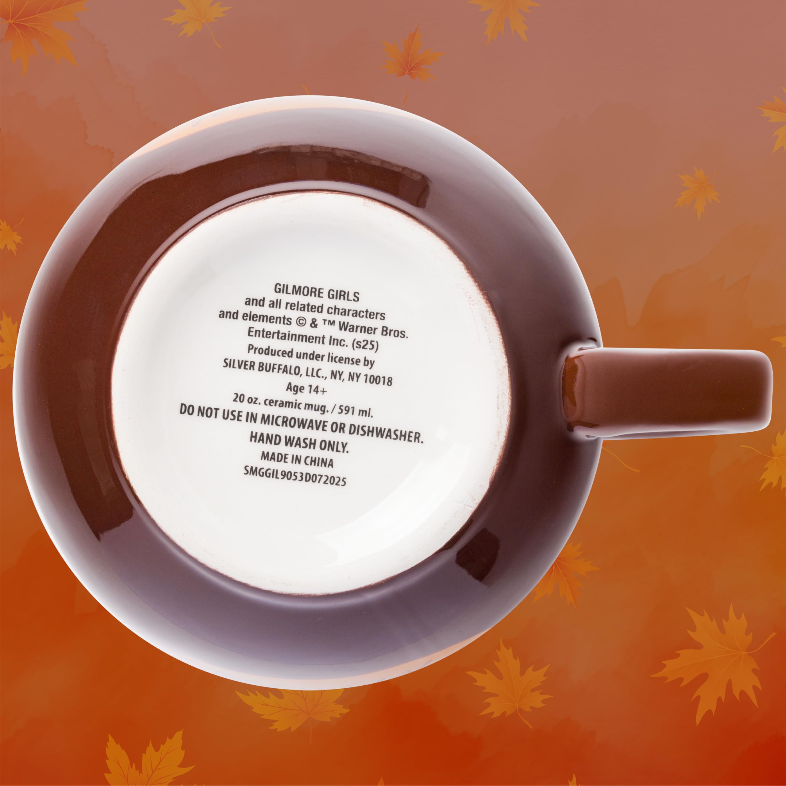 Silver Buffalo Gilmore Girls Luke's Diner - Tazza in ceramica scolpita in 3D, 590 ml