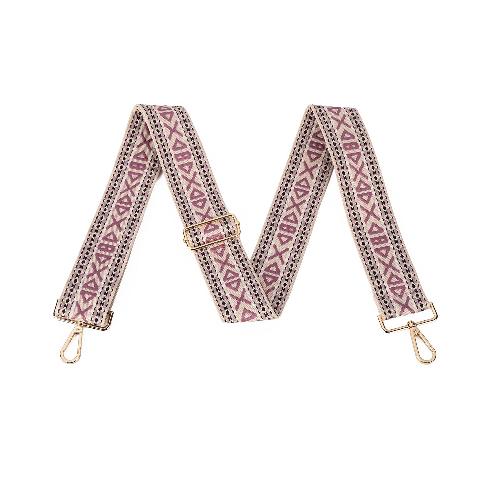 Wide Purse Strap Replacement Crossbody Shoulder Bag Strap Adjustable Handbag Strap Replacement Belts Gold Hardware