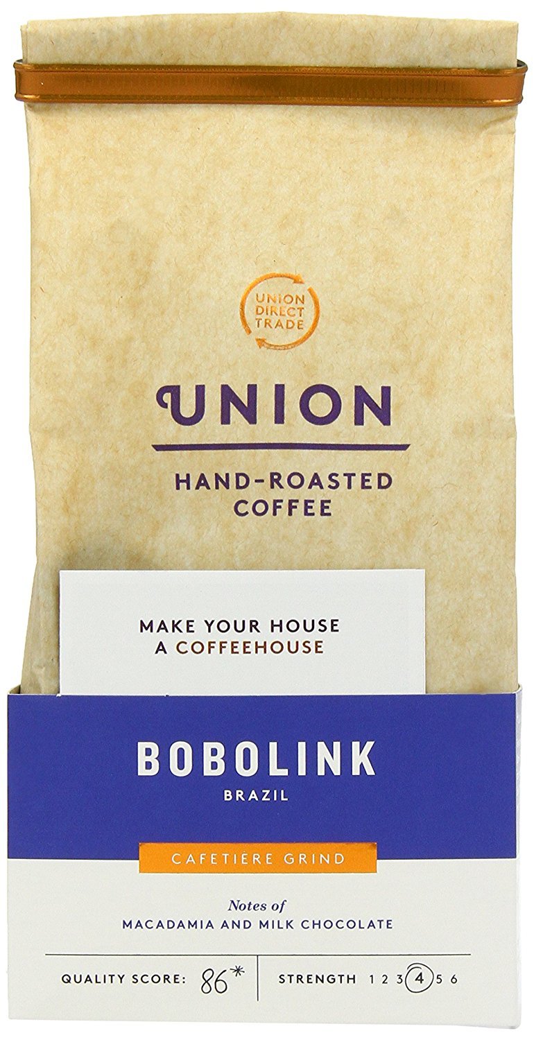 Union Brazil Fazendas Bobolink mielona kawa 200 g (opakowanie 3 szt.)