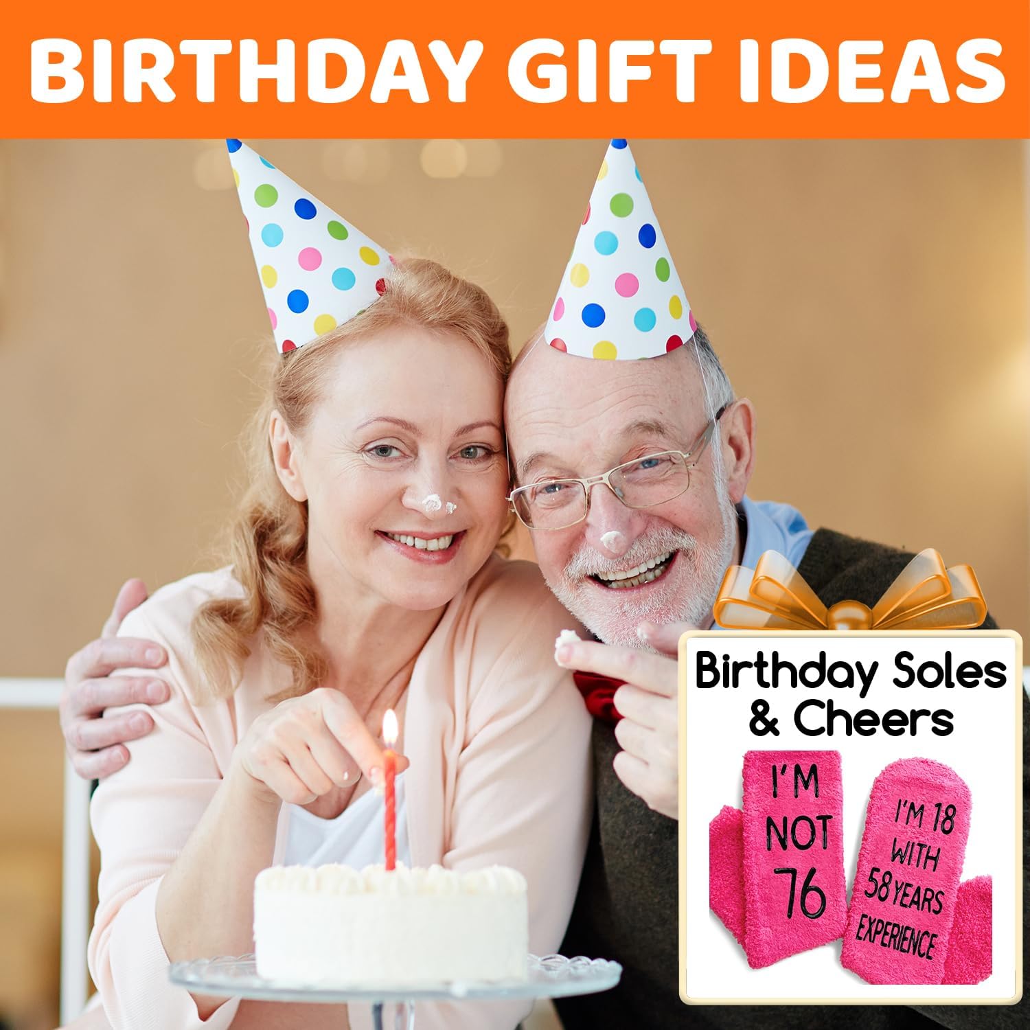 HAPPYPOP 77th Birthday Gift for Women - Socks for 73 Year Old Woman, Older Elderly Women Her - Image 3