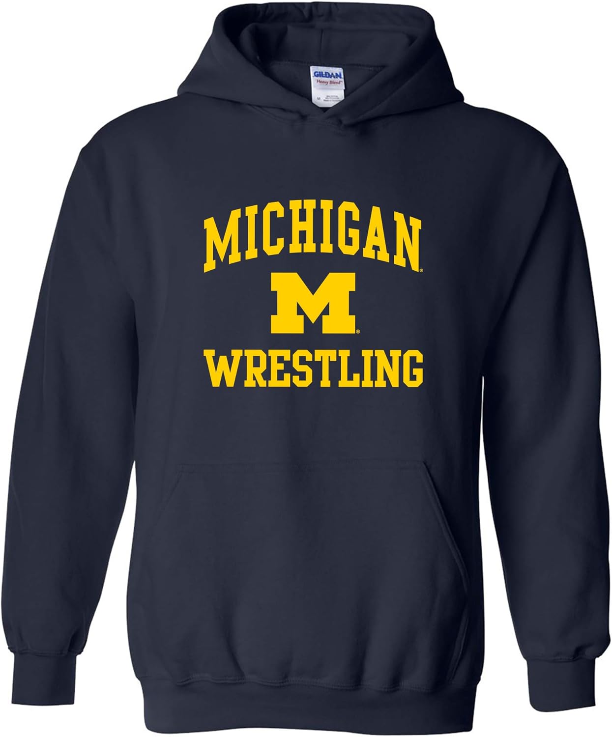 UGP Campus Apparel NCAA Arch Logo Wrestling, Team Color Hoodie, College, University