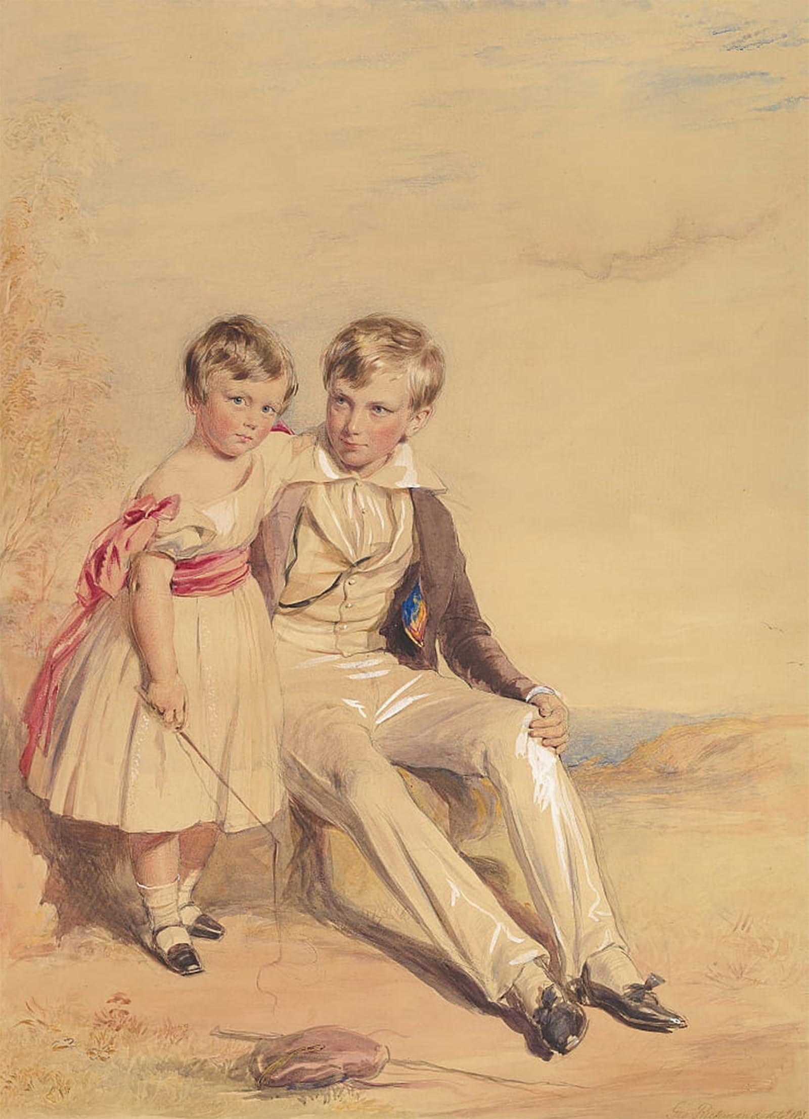 Art mural classique George Richmond impression toile de maître 60x90