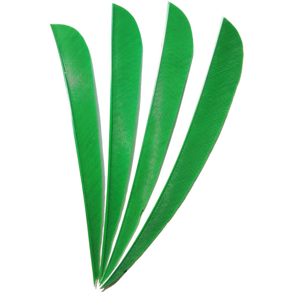 50 Plumes De Dinde Pour Flèches - Blanches - 2/3/4/5 Pouces - Coupe Parabolique Et Bouclier - Neuves