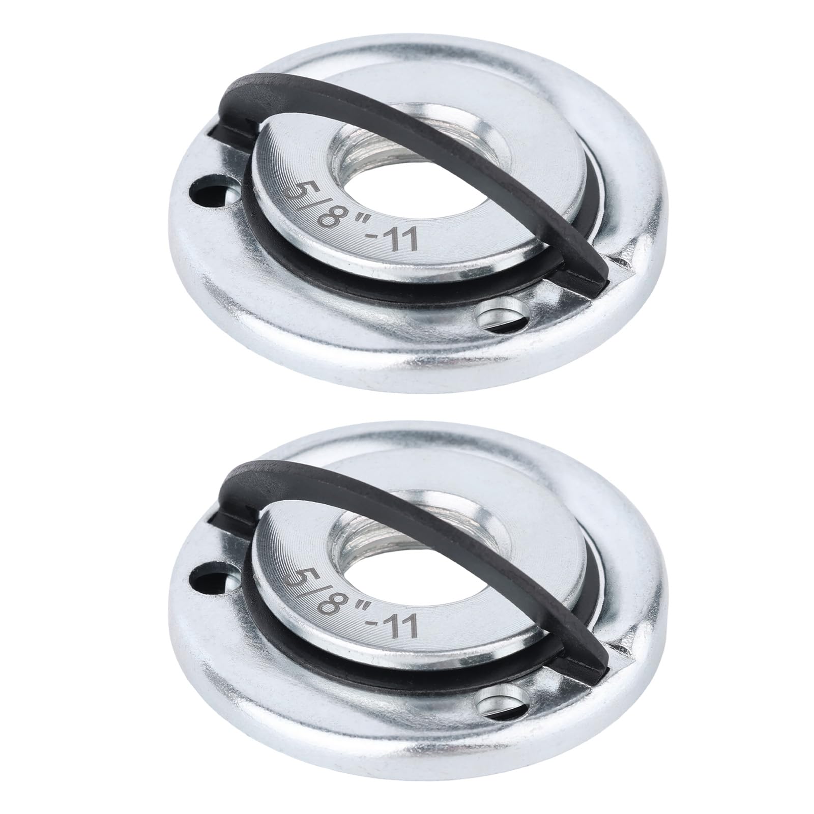 2 Pezzi Filettatura 5/8"-11 Dadi Flangiati per Smerigliatrice Angolare, Metallo Bloccaggio Rapido Dado per Smerigliatrice Angolare for il Fissaggio di Dischi da Taglio