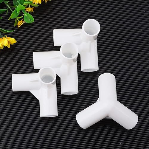 Miniatura 2 de HomeSoGood 9 personas rectangulares 9.8x9.8 ft blanco PVC Gazebo toldo tienda conectores para acampar y senderismo