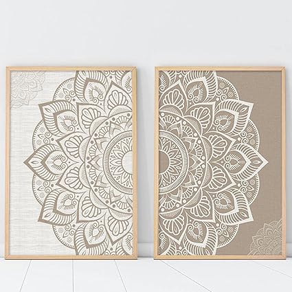 キャンバスアートプリント ブラウン 曼荼羅 花柄 プリント ベージュ ボヘミア キャンバス絵画 ポスター画像 ヨガルーム ホームデコレーション 50x75cmx2枚 インナーフレーム 1fg3miod5c Mentostrenutak Rs キャンバスアートプリント ブラウン 曼荼羅 花柄 プリント ベージュ ボヘミア キャンバス絵画 ポスター画像 ヨガルーム ホームデコレーション 50x75cmx2枚 インナーフレーム 1fg3miod5c Mentostrenutak Rs