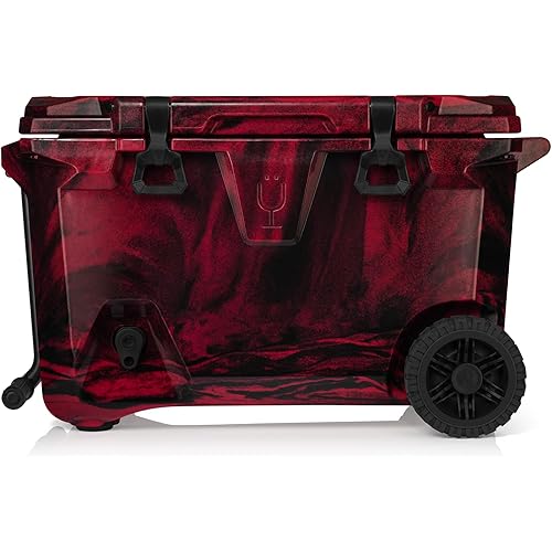 BrüMate BrüTank Wheeled Hard Cooler with Built-in Drink Dispenser Tank and Tap | Perfect for Beach, Tailgating, Drinks, Camping, Sports Games, Parties and More