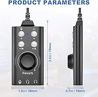 Vista 7 de Facmogu Cambiador de voz con múltiples efectos de sonido, USB 3.0/Tipo-C a 0.138 in Jack Game Cambiador de voz, dispositivo virtual 7.1 de sonido