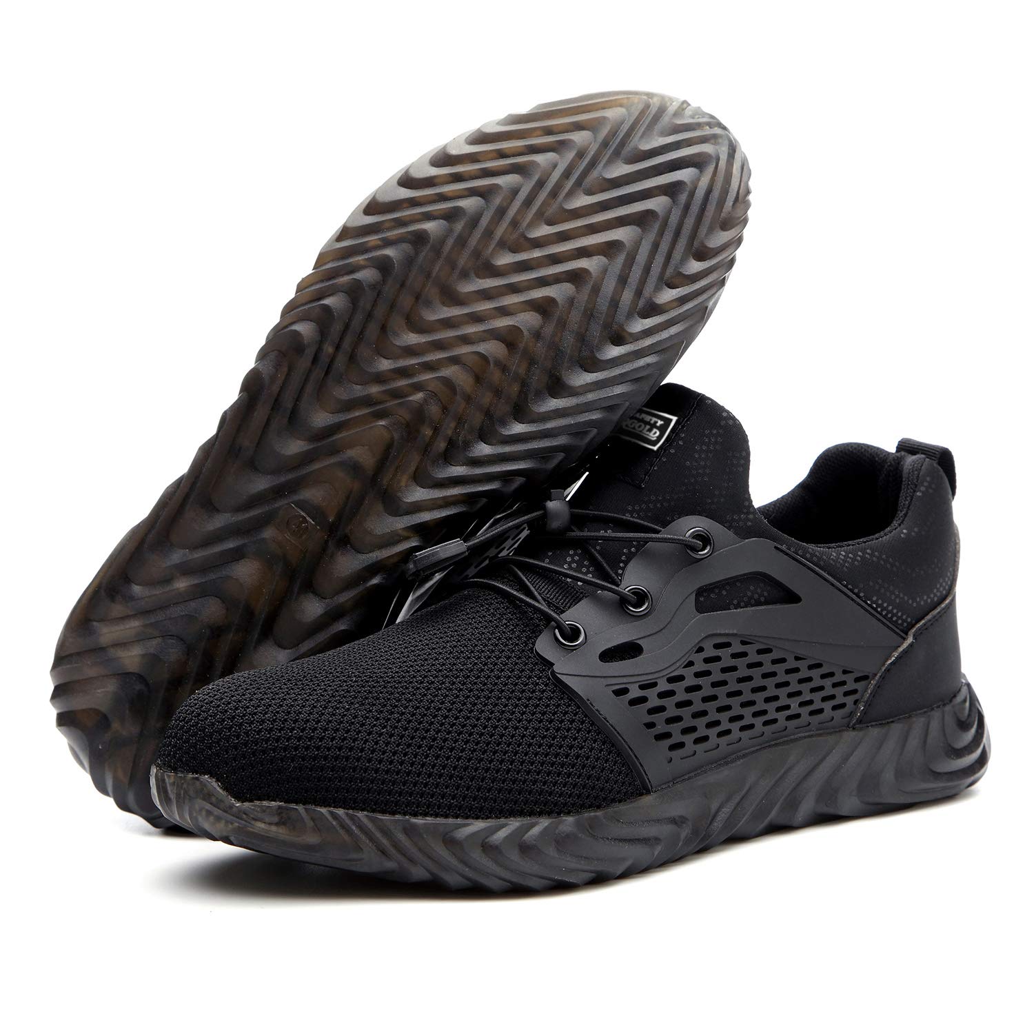 AONETIGER Men's Women's Safety Working Ultralight Shoes Industrial & Construction Anti-Puncture Breathable Steel Toes Shoes — view 3