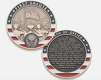 United States Air Force First Salute Challenge Coin