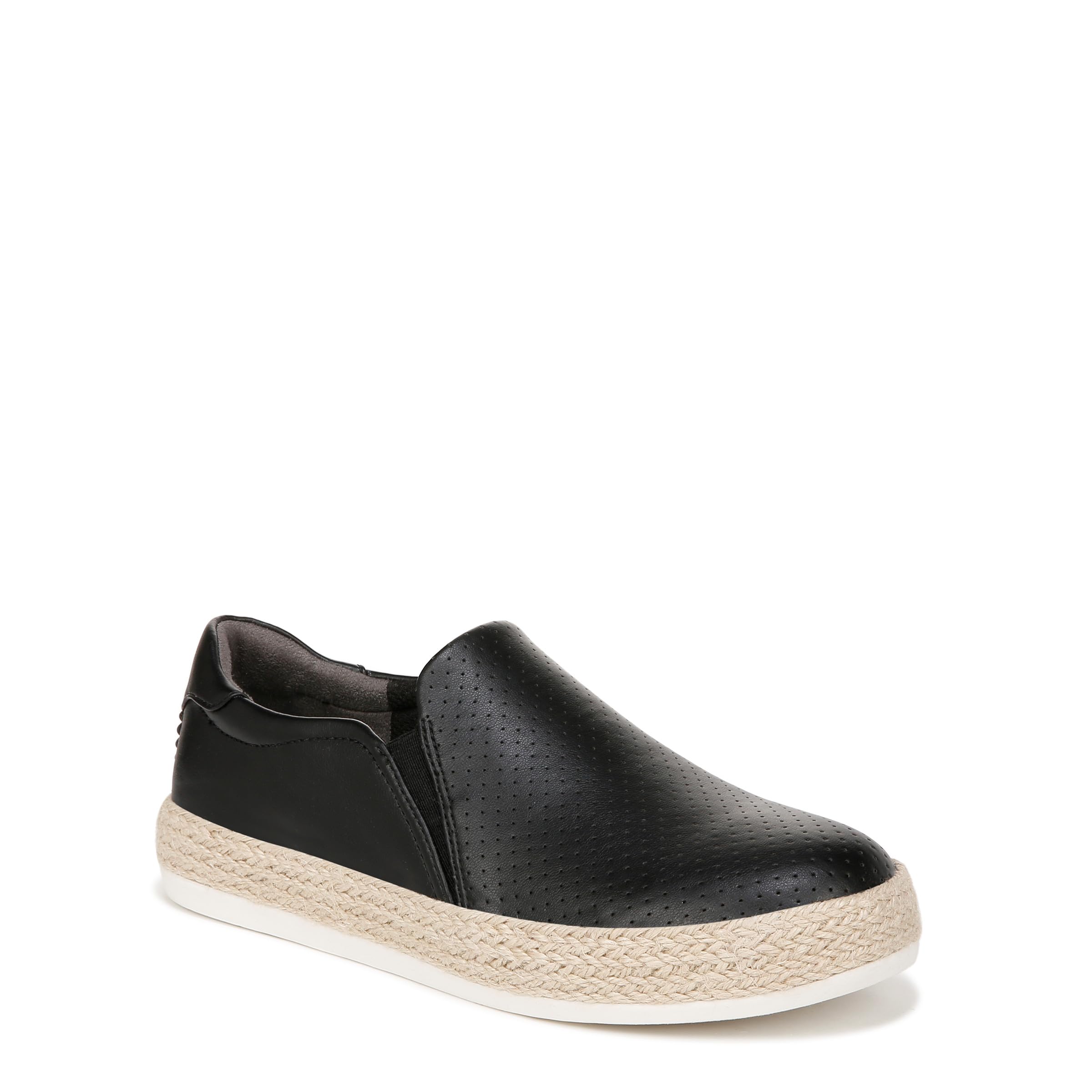 Photo 1 of Dr. Scholl's Shoes Women's Madison Sun Espadrille Sneaker, Black Smooth, 9