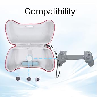 RLSOCO for Razer Kishi V3 Gaming Controller Carrying Case,Shockproof Protective Hard Case Compatible with Razer Kishi V3 Gaming Controller (Case Only)