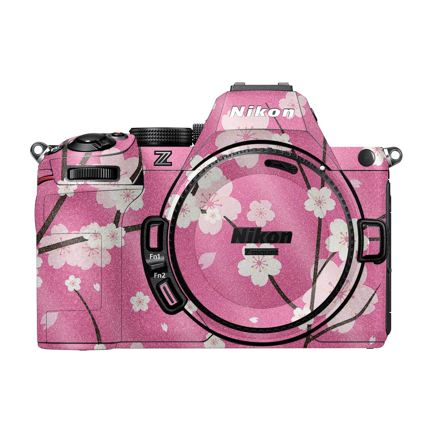 Glossy Glitter Camera Skin Compatible with Nikon Z5 II (2025) - Sakura Pink - Premium 3M Vinyl Protective Wrap Decal Cover - Easy to Apply | Crafted in the USA by MightySkins