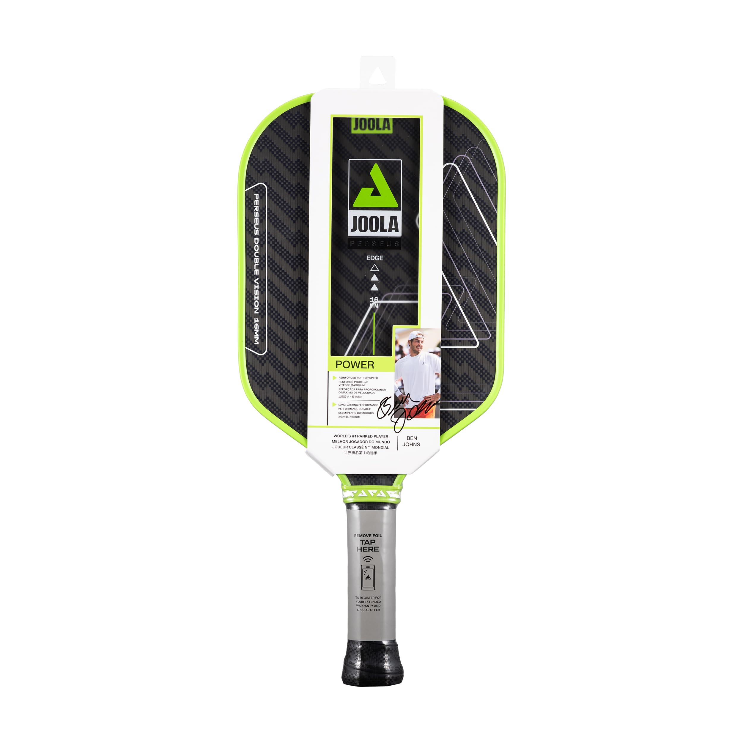 JOOLA Perseus Double Vision 16mm Pickleball Paddle - Surge Green (Global)-picture-25