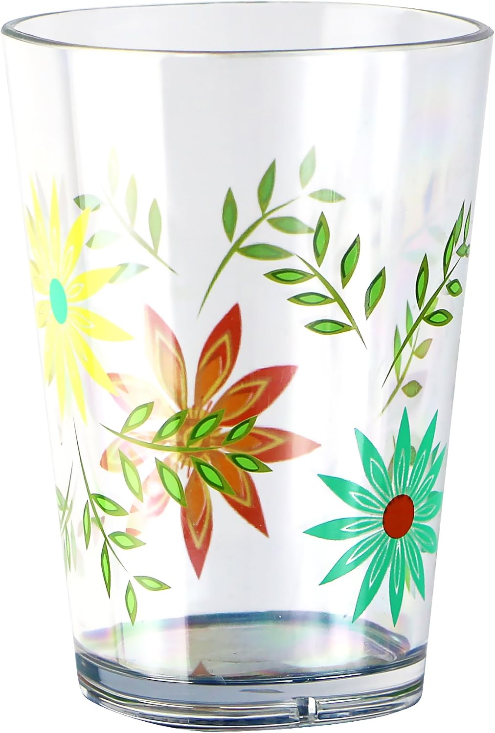 Corelle Coordinates Happy Days Acrylic Square Juice Glasses, 8-Ounce, Set of 6