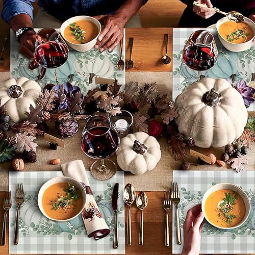 Miniatura 4 de Artoid Mode Paquete de 100 manteles individuales de papel de Navidad con diseño de árboles, renos, copos de nieve, 10 x 14 pulgadas, para decoración