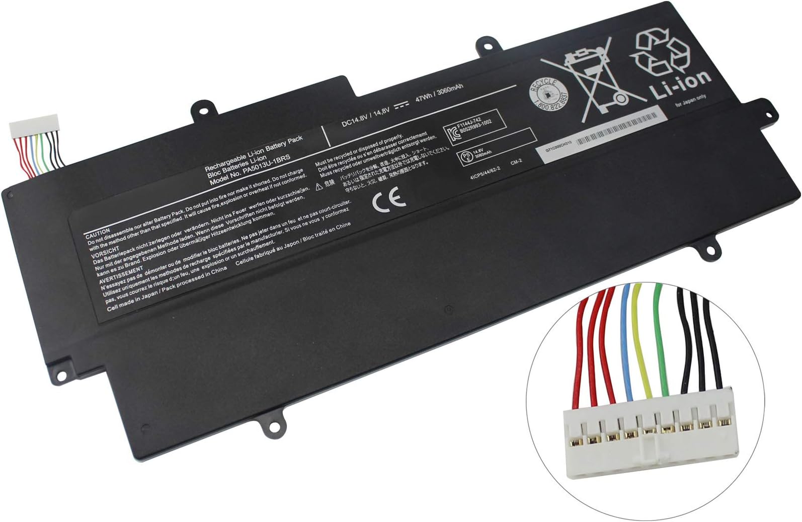 BE·Sell New 43WH Battery for Toshiba Portege Z830 Z835 Z930 Z830-10P Z830-S8301 Z835-P330 Z935 Z935-P300 Pa5013u P000552590-12 PA5013U-1BRS