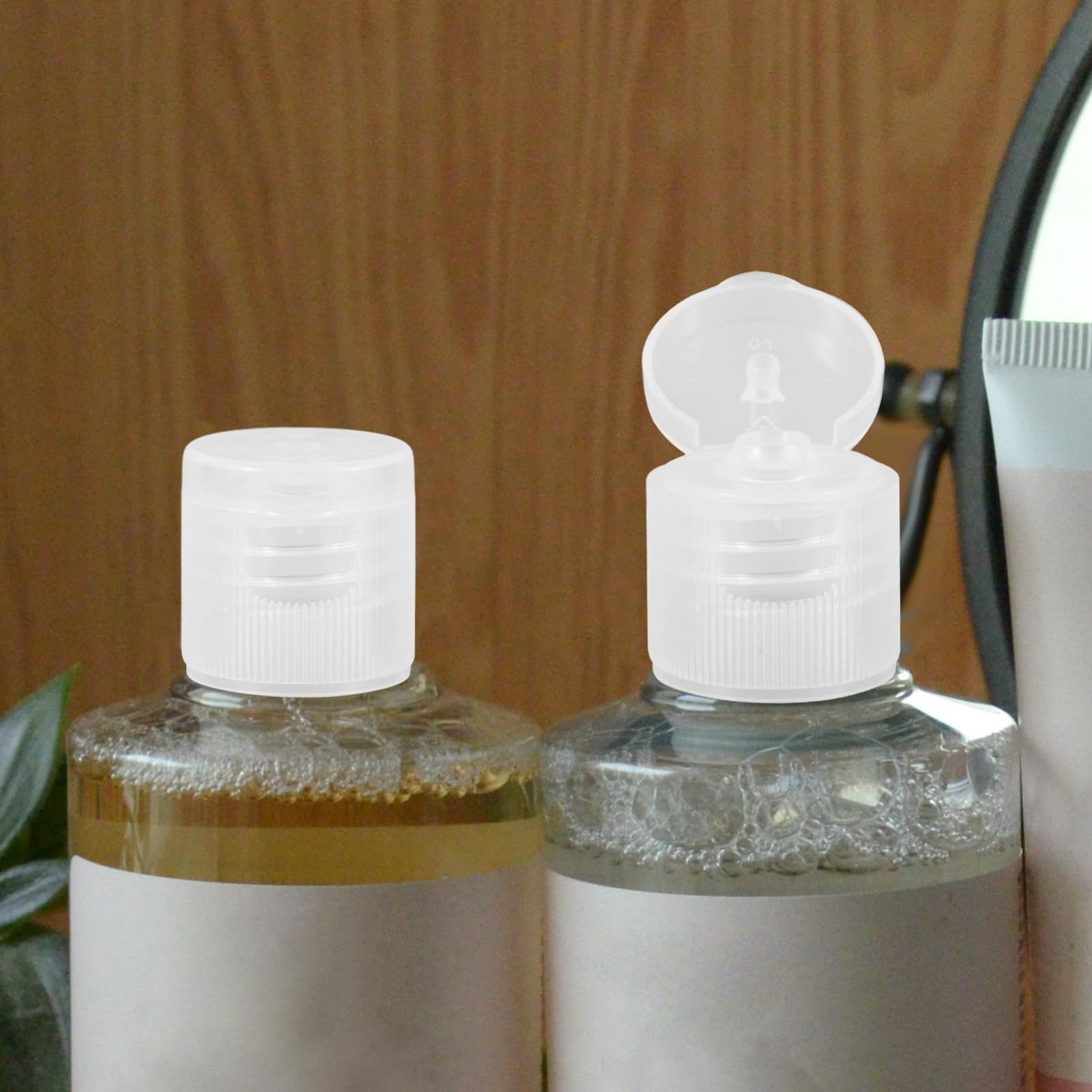 FUNOMOCYA 30pcs Plastic Toothpaste Caps Flip-design Toothpaste Lids Screw for Toothpaste Containers Easy to Use Store