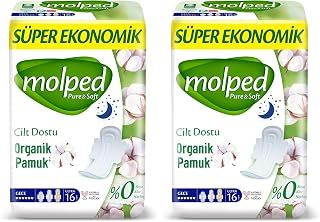 Molped Pure Soft Süper Ekonomi Gece 16 Lı 2li paket