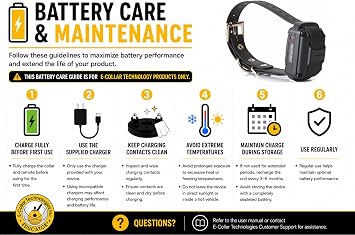 E-Collar Educator PE-090 Add-A-Dog Receiver Collar, Black | Compatible with ET-300, ET-400, EZ-900 & PE-900, Includes 3/4 Biothane Collar Strap
